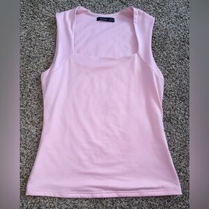 Light Pink Sleeveless Tank Top